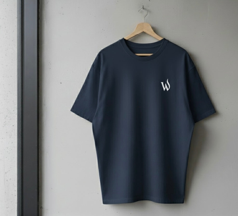 Wujood Strong Statement Oversized Drop Shoulder Tee