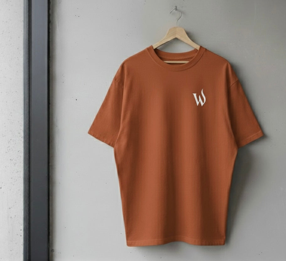 Wujood Strong Statement Oversized Drop Shoulder Tee