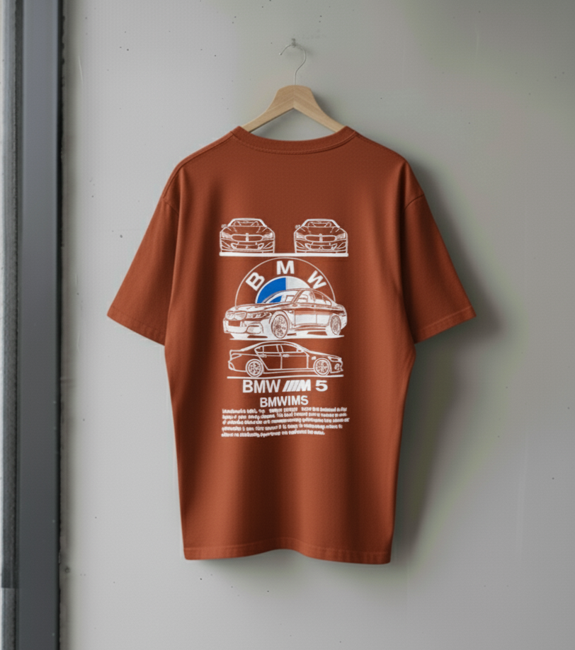 BMW M Performance T-Shirt – Front & Back Print | Premium Tee for Car Enthusiasts