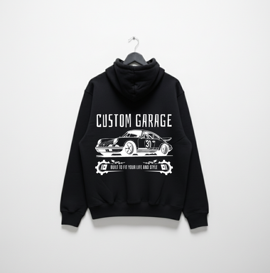 Custom Garage Retro Car Hoodie – Wujood