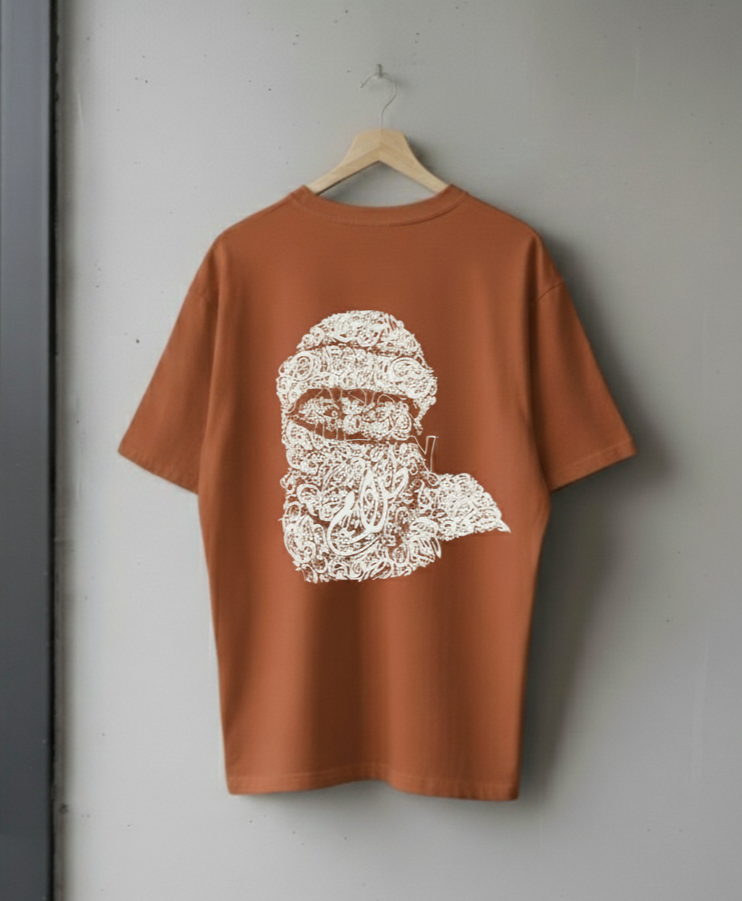 Wujood – Drop Shoulder Calligraphy Ninja Tee