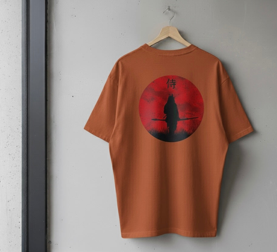 Wujood Rising Sun Warrior Oversized Tee