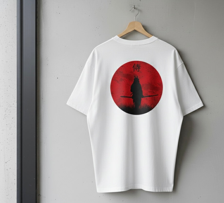 Wujood Rising Sun Warrior Oversized Tee