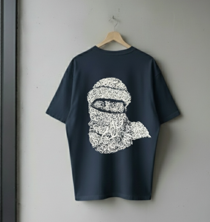 Wujood – Drop Shoulder Calligraphy Ninja Tee