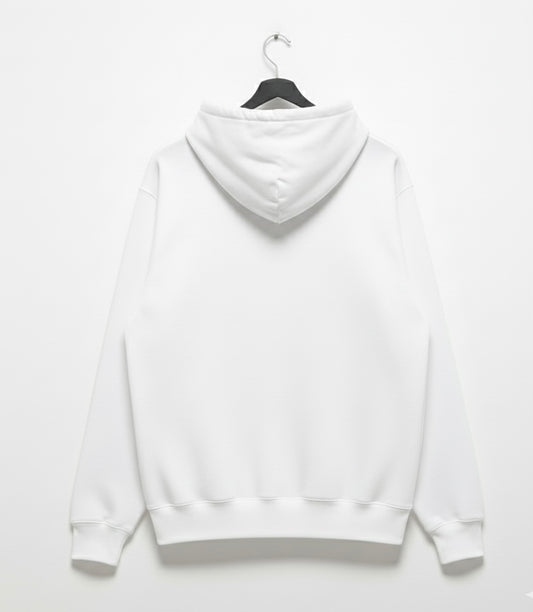 Wujood | Racing Edition Premium White Hoodie | F1 Inspired Comfort