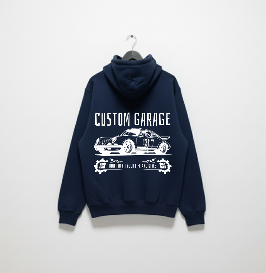 Custom Garage Retro Car Hoodie – Wujood