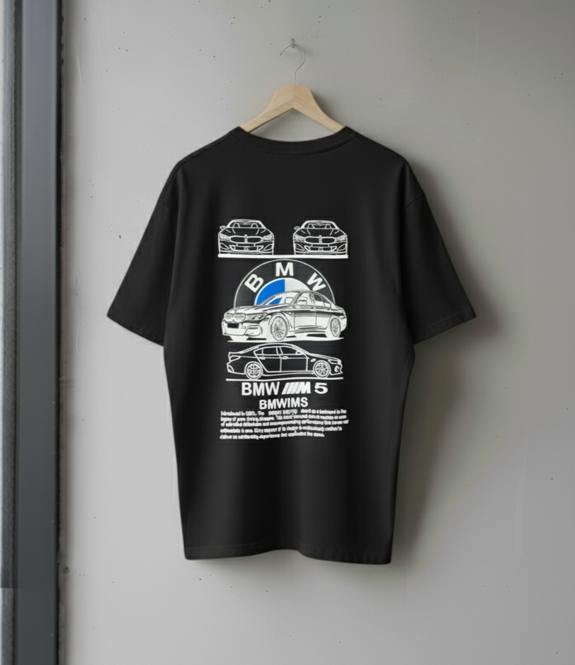 BMW M Performance T-Shirt – Front & Back Print | Premium Tee for Car Enthusiasts