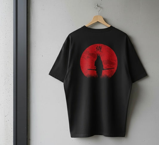 Wujood Rising Sun Warrior Oversized Tee