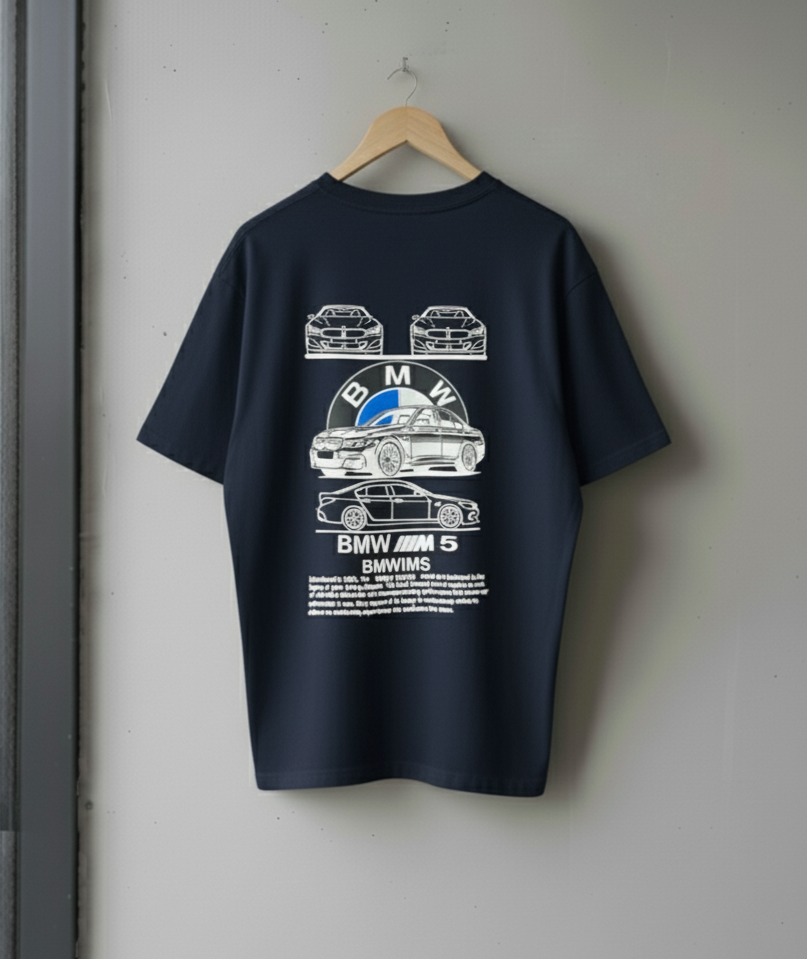 BMW M Performance T-Shirt – Front & Back Print | Premium Tee for Car Enthusiasts