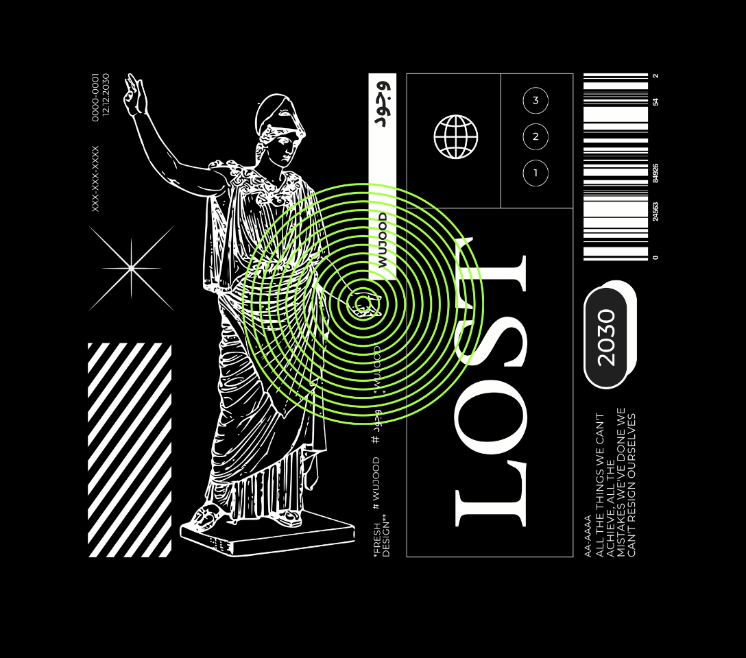 WUJOOD “LOST” Hoodie — Luxury Streetwear