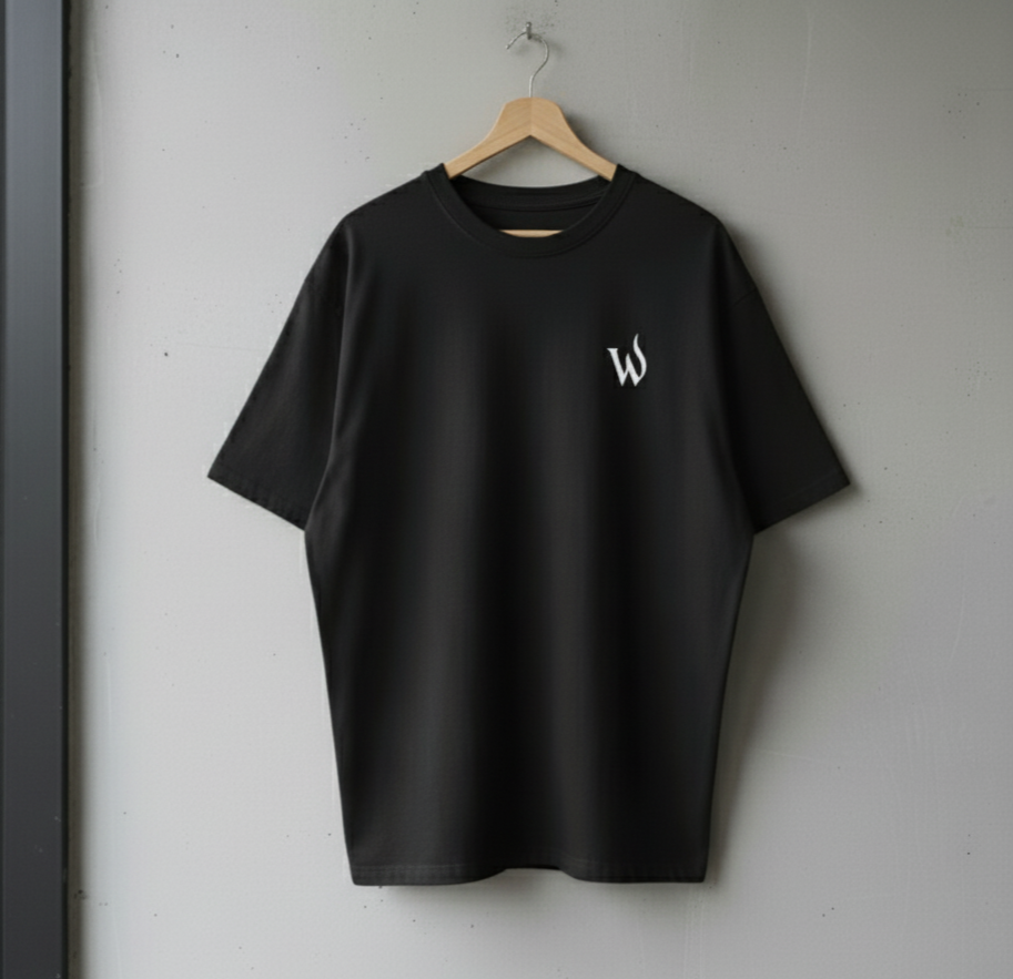 Wujood – Drop Shoulder Calligraphy Ninja Tee