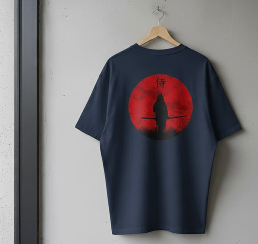 Wujood Rising Sun Warrior Oversized Tee