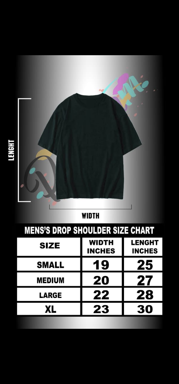 SAMURAI DROP SHOULDER TEE MULTI COLOURS