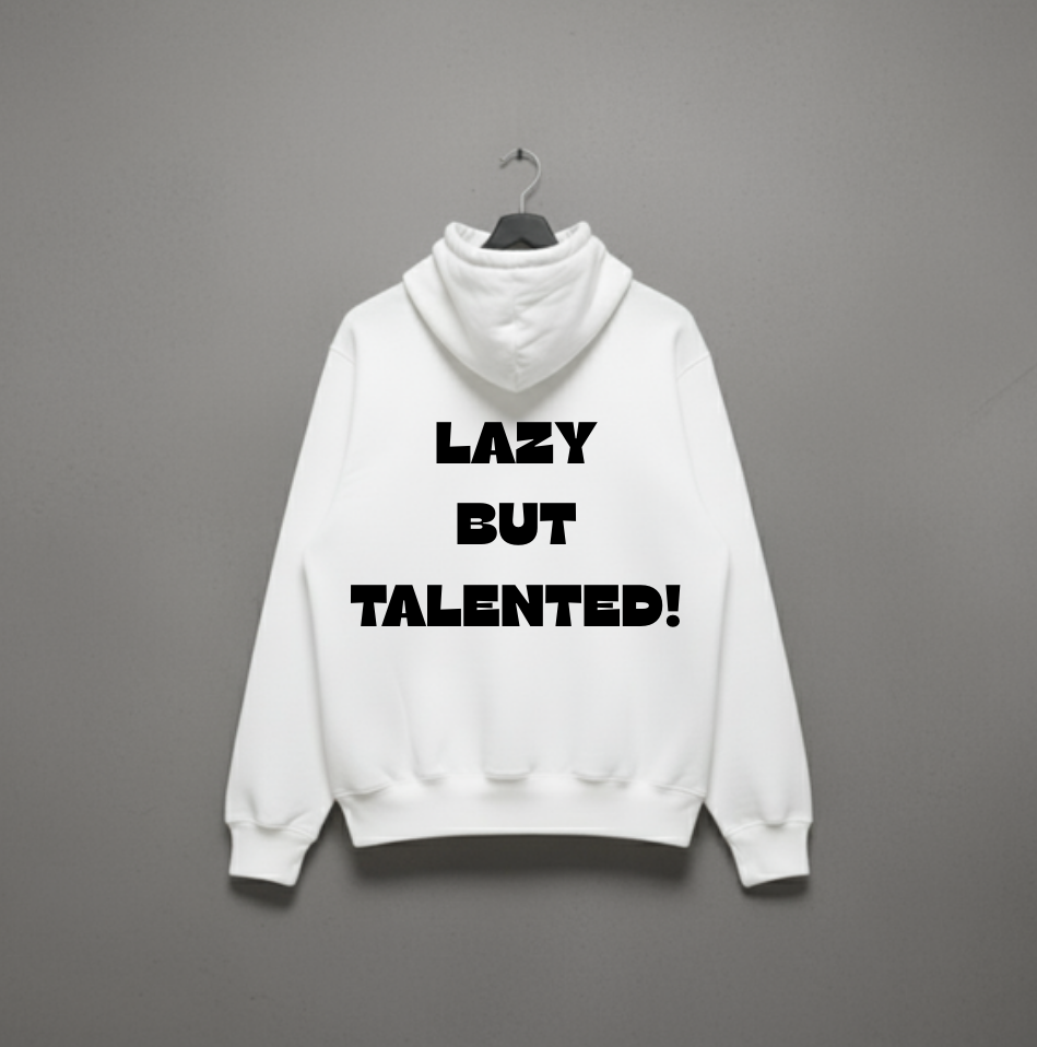 Wujood Graphic Hoodie – Lazy But Talented