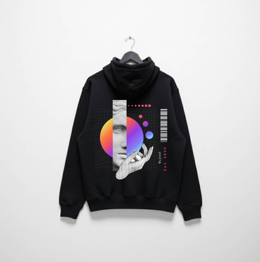 Wujood Gradient Art Hoodie