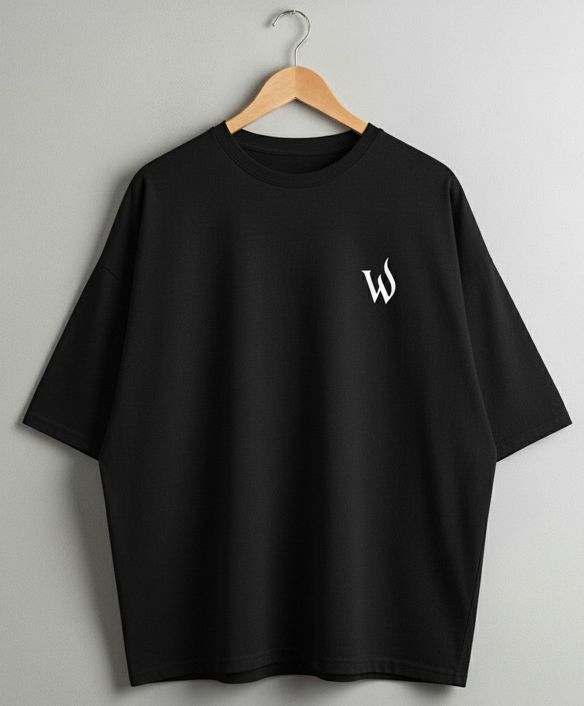 Wujood Drop Shoulder Yin-Yang Tee