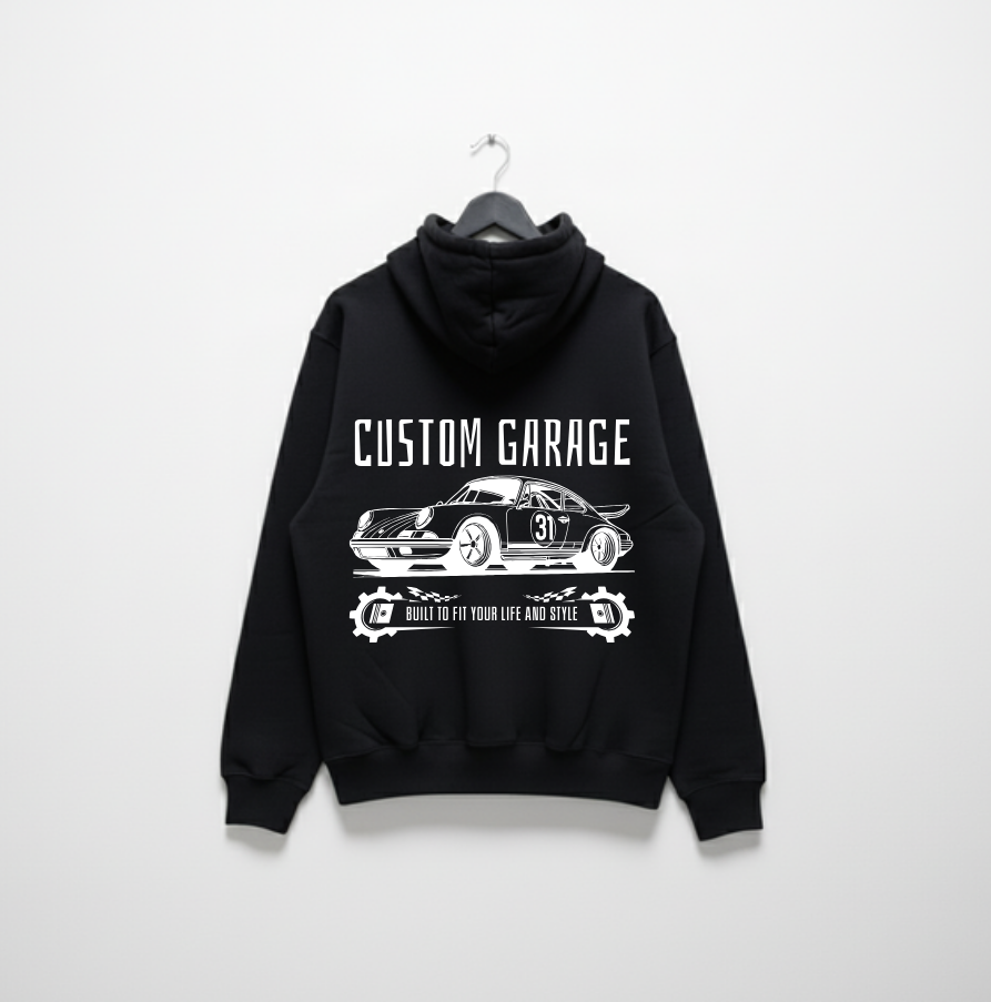 Custom Garage Retro Car Hoodie – Wujood