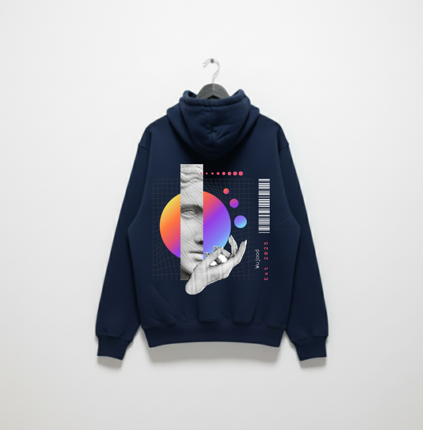 Wujood Gradient Art Hoodie