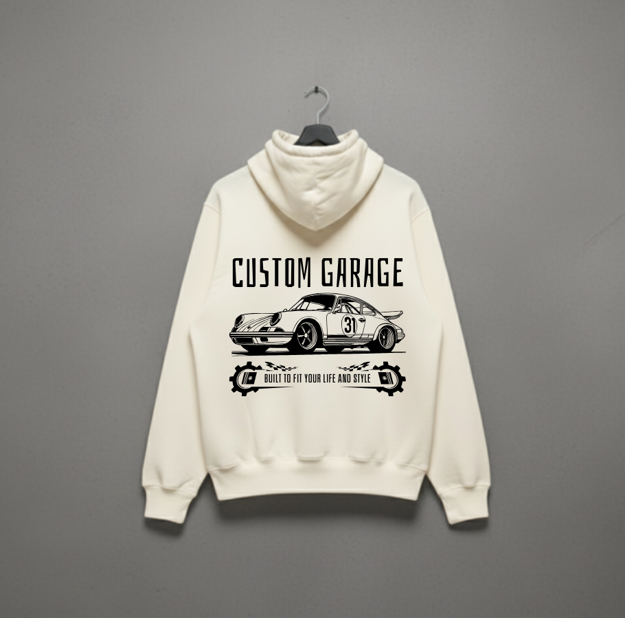 Custom Garage Retro Car Hoodie – Wujood