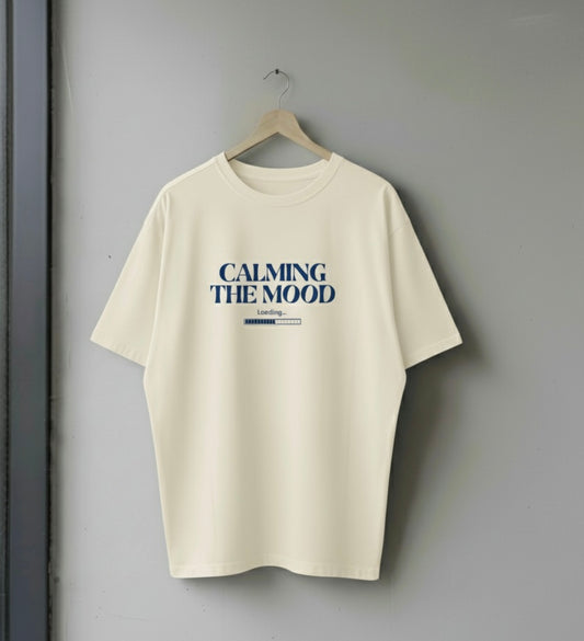 Calming The Mood Drop Shoulder Tee – Minimal Street Edition