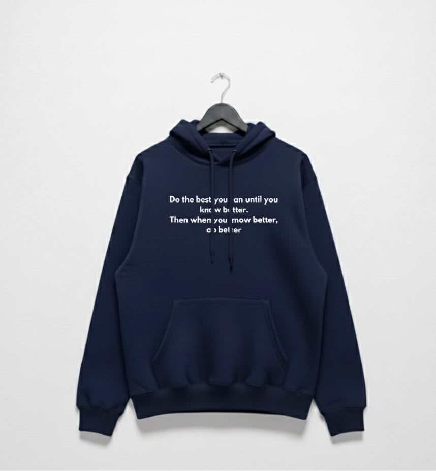 Wujood | "DO BETTER" Inspiration Hoodie | Minimalist Aesthetic Collection